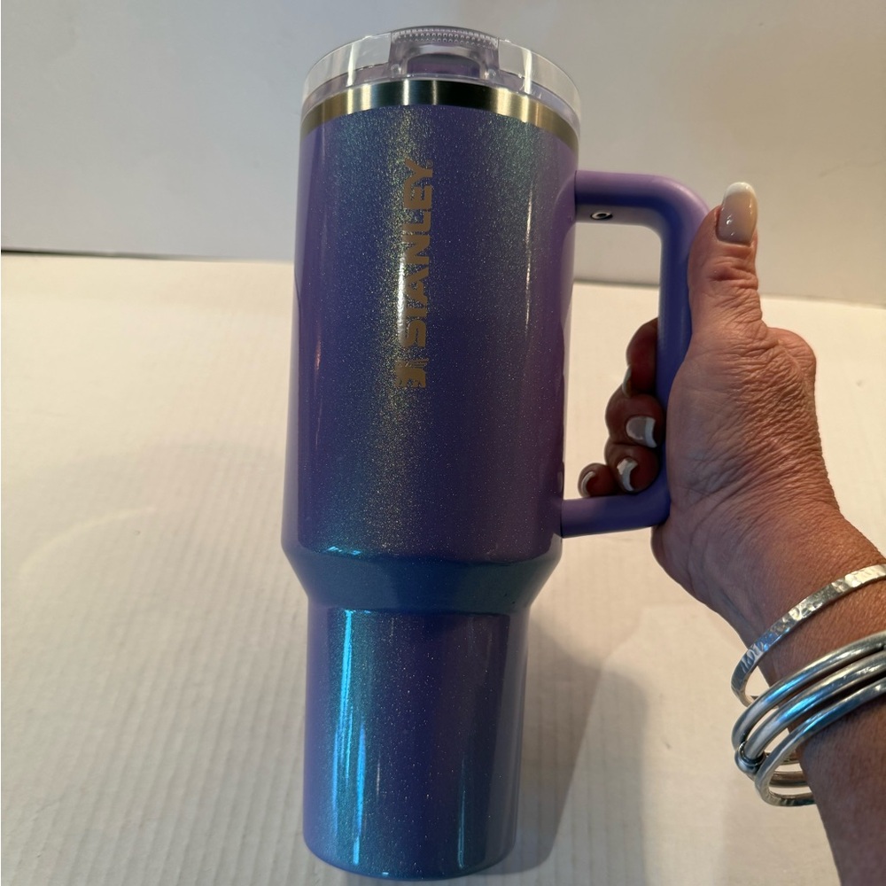 NEW Stanley 40oz Periwinkle Shimmer w/Inner Straw